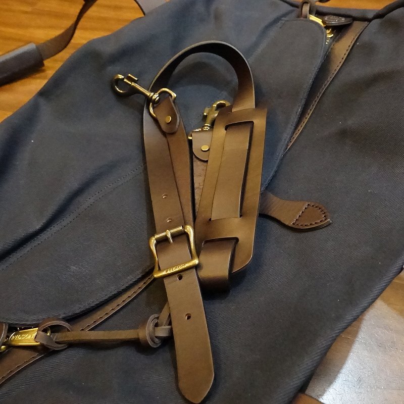 画像7: 【FILSON】MEDIUM RUGGED TWILL DUFFLE BAG - NAVY (7)