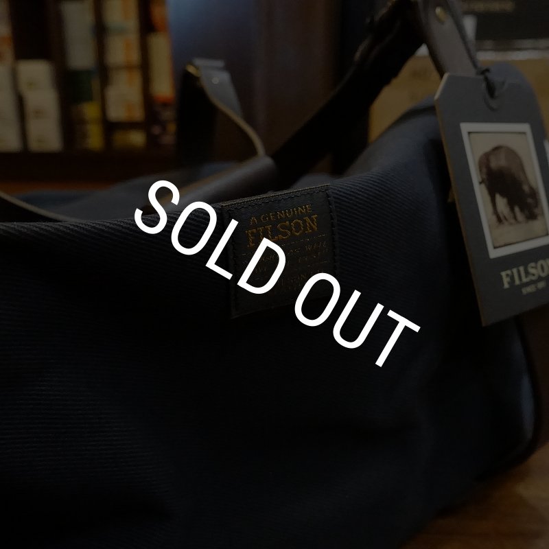 画像4: 【FILSON】MEDIUM RUGGED TWILL DUFFLE BAG - NAVY (4)