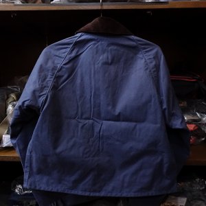 画像2: 【Babour】スペイ ワックスショートジャケット - コバルトブルー