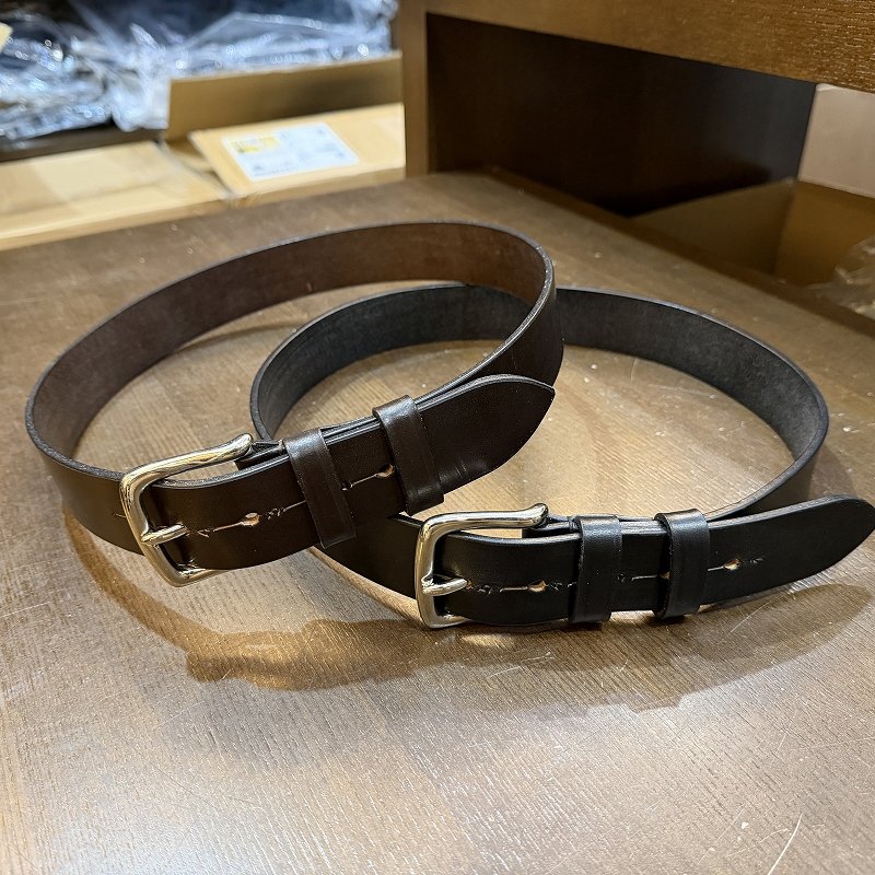 画像1: 【HARDY&SONS】BRIDLE LEATHER BELT (1)
