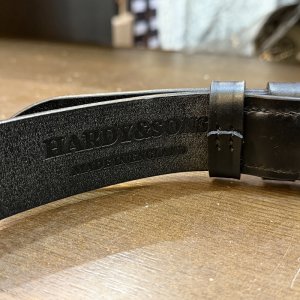 画像3: 【HARDY&SONS】BRIDLE LEATHER BELT