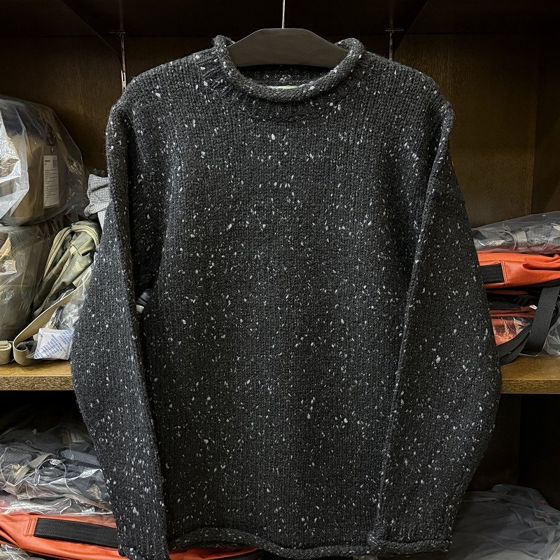 画像3: 【Aran Woollen Mills】Raheen Tweed Roll Neck Mens Sweater (3)