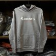 画像1: 【SIMMS】UNISEX SIMMS LOGO HOODY - GREY HEATHER (1)