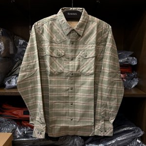 画像1: 【SIMMS】Brackett Flannel - DRUMMOND PLAID STONE