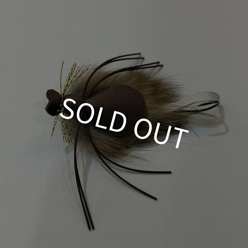 画像1: 【AquaFlies】Mr. Hankey - Tan/Brown #2(完成品フライ) (1)