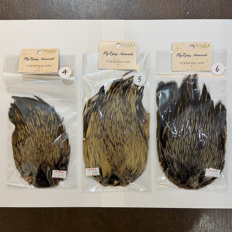 画像2: 【ANGLE】インドコックハックルケープ（バジャー） (2)