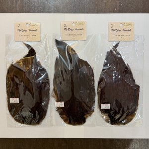 画像1: 【ANGLE】インドコックハックルケープ（コーチマンブラウン）