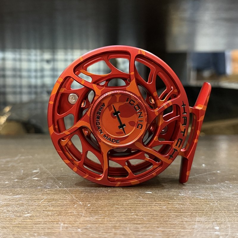 画像2: 【HATCH】ICONIC 3 PLUS REEL LA - MAGMA RED ORANGE (2)