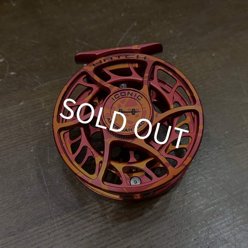画像6: 【HATCH】ICONIC 5 PLUS REEL LA - MAGMA RED ORANGE (6)