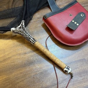 画像2: 【SUGISAKA】鹿角 スプリングネット 4L セパレートハンドル(1)