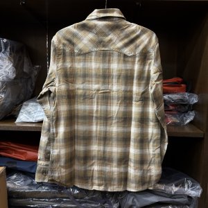 画像2: 【SIMMS】Santee Flannel shirt - BAY LEAF/SUN GLOW WINDOW PANE OMBRE(SALE)