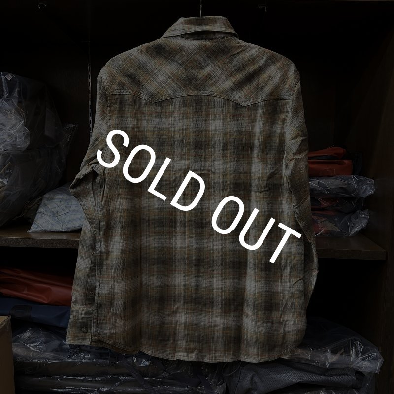 画像2: 【SIMMS】Santee Flannel shirt - BAY LEAF/SUN GLOW WINDOW PANE OMBRE(SALE) (2)