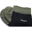 画像2: 【Afterglow】MERINO WOOL LONG SOCKS TL / メリノウールロングソックス ティンバーライン (2)