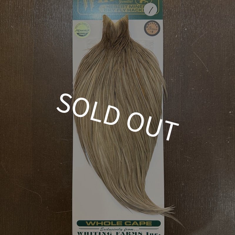 画像1: 【WHITING】Hebert ROOSTER CAPE Bronze Grade - Medium grey dun No.1 (1)