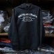 【R.L.Winston】POWERFULL/PERFECT Cotton hoodie - Black #US-S(SALE)