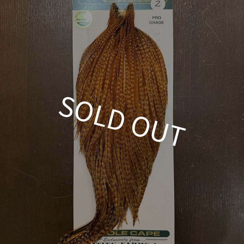 画像1: 【WHITING】Hebert ROOSTER CAPE Pro Grade - BARRED DARK Ginger No.2 (1)