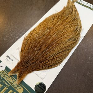 画像3: 【WHITING】Hebert ROOSTER CAPE Pro Grade - BARRED DARK Ginger No.1