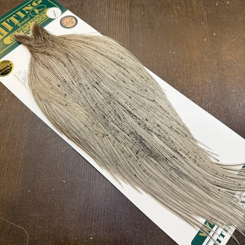 画像2: 【WHITING】Hebert ROOSTER CAPE Bronze Grade - LIGHT GREY DUN No.1 (2)