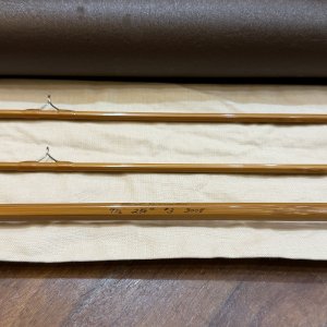 画像2: R.L.Winston Bamboo rod 7'6" #3 2pc 2tip