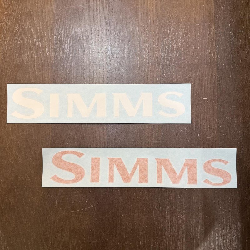 画像1: 【SIMMS】LOGO STICKER - LARGE (1)