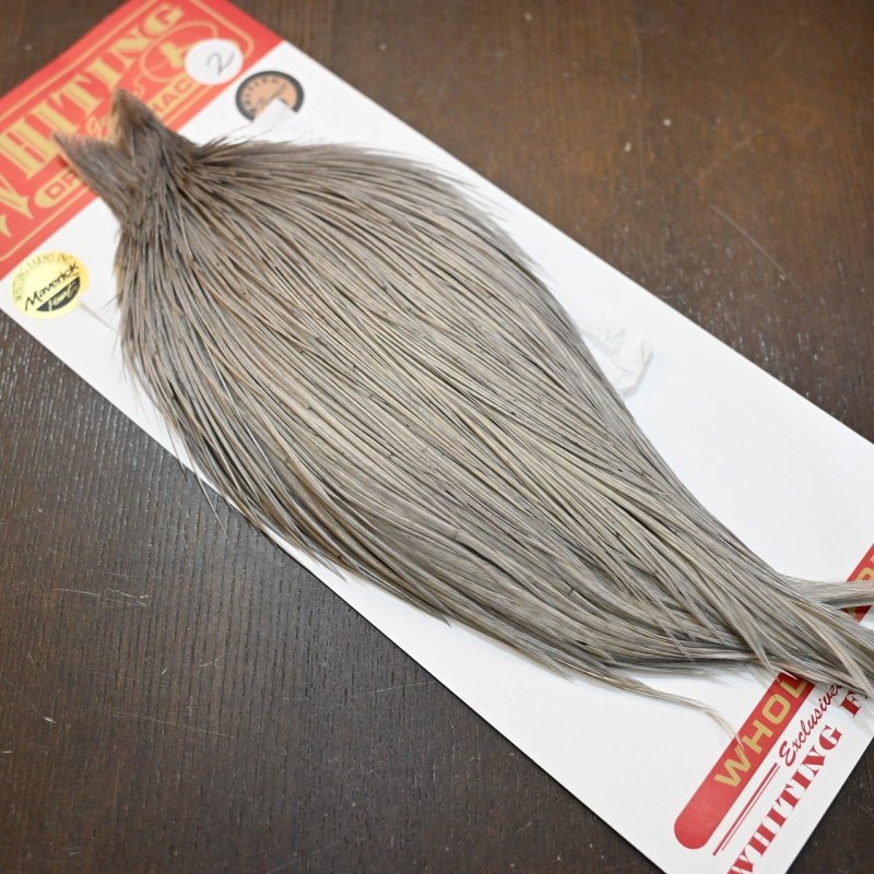 画像2: 【Whiting】ROOSTER CAPE BRONZE Grade - Medium Dun No.2 (2)