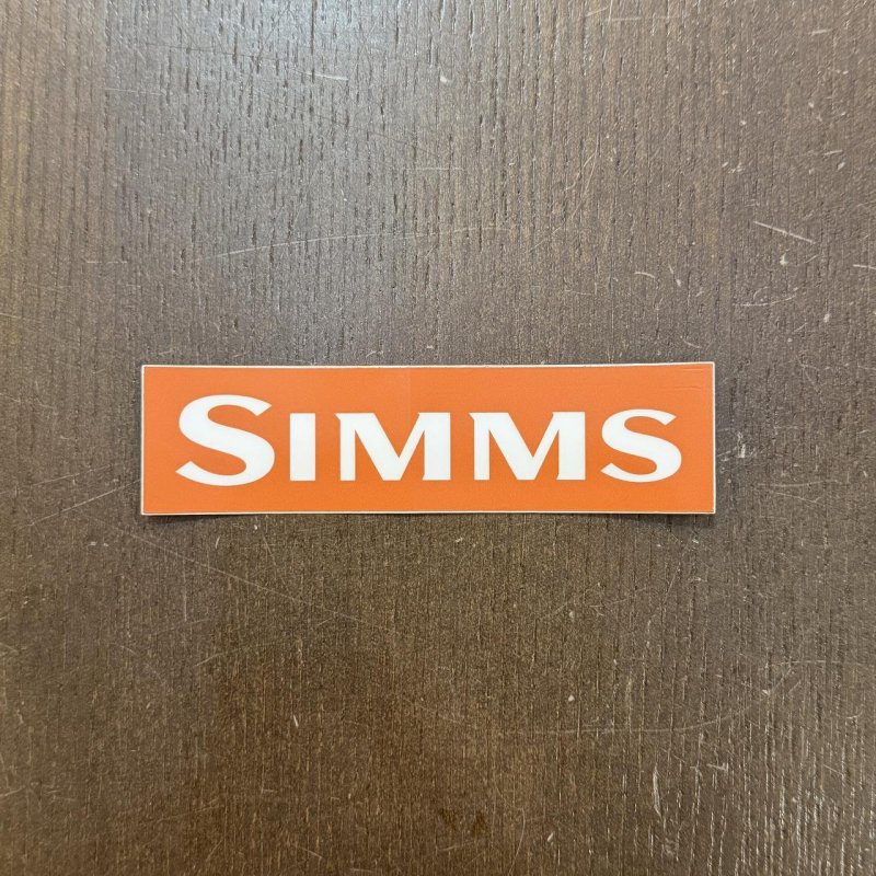 画像1: 【SIMMS】LOGO STICKER - SMALL (1)