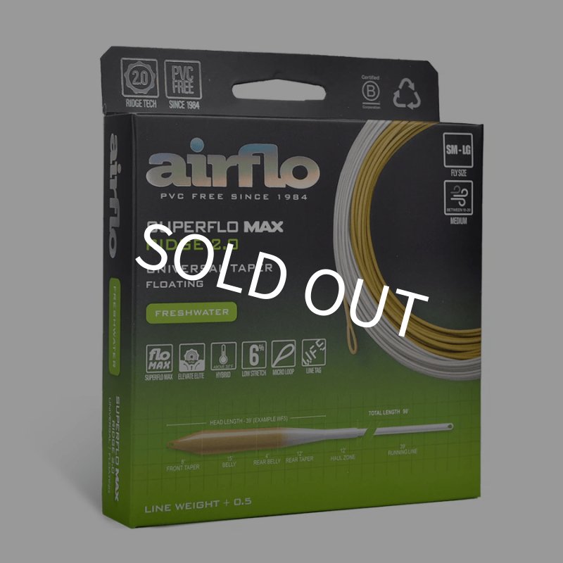 画像1: AIRFLO SUPERFLO MAX RIDGE 2.0 - UNIVERSAL TAPER  (1)