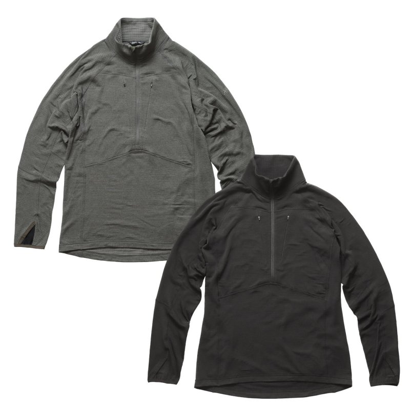 画像1: Afterglow POWERGRID HALF ZIP SHIRTS / パワーグリッドハーフジップシャツ (1)