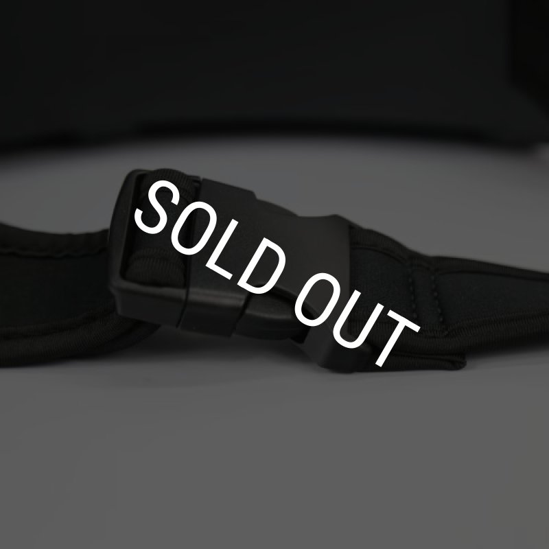 画像2: EASY SHRIMP EYES Neoprene Belt Black (2)