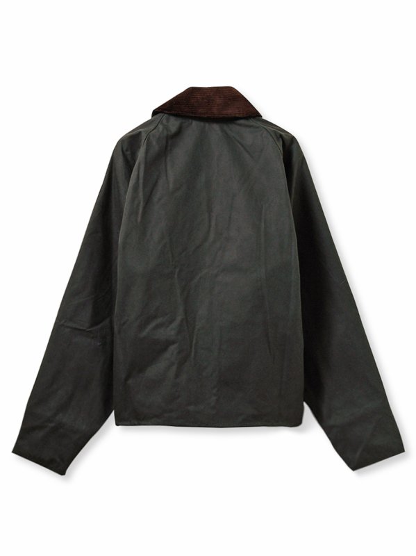 画像3: Barbour スペイ ワックス ショート ジャケット - GREEN (3)