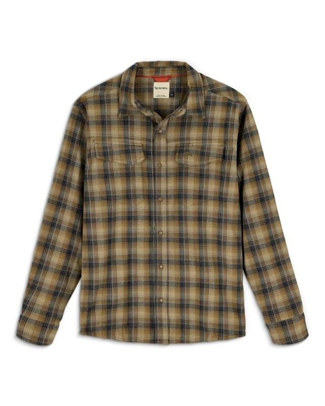 画像1: SIMMS Gallatin Flannel Shirt Kennebec Plaid Stone #US-L(SALE) (1)