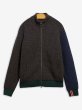 画像1: Barbour x Paul Smith GAMEFAIR / ゲームフェア ジップアップ ニットカーディガン (1)
