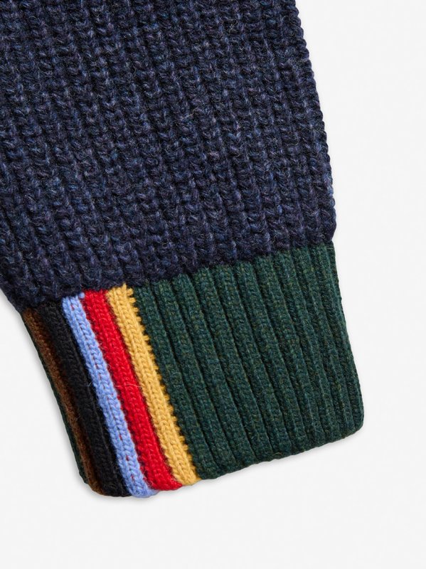 画像4: Barbour x Paul Smith GAMEFAIR / ゲームフェア ジップアップ ニットカーディガン (4)