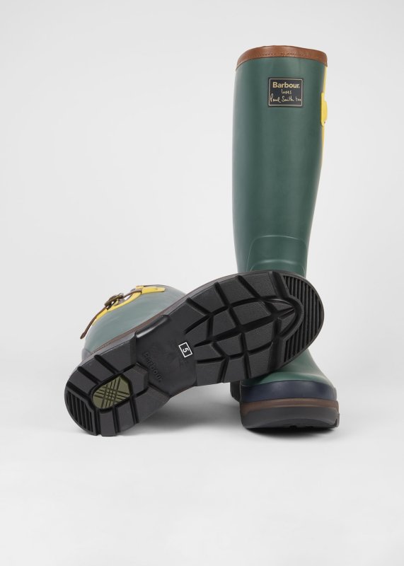 画像4: Barbour x Paul Smith Tall Welly レインブーツ (4)