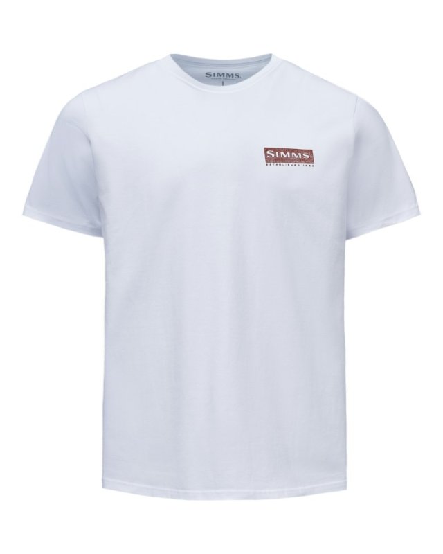 画像1: SIMMS Tuna T-Shirt - White (1)