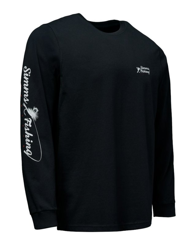 画像1: SIMMS Fly LS Shirt - Black (1)