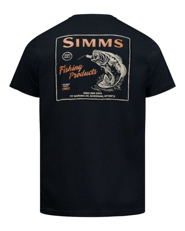 画像2: SIMMS LOCAL SHOP TECH T-SHIRT - BLACK (2)