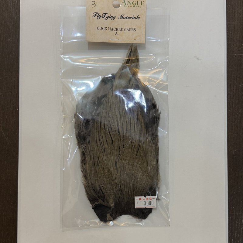 画像3: 【ANGLE】インドコックハックルケープ(ブルーダン) (3)