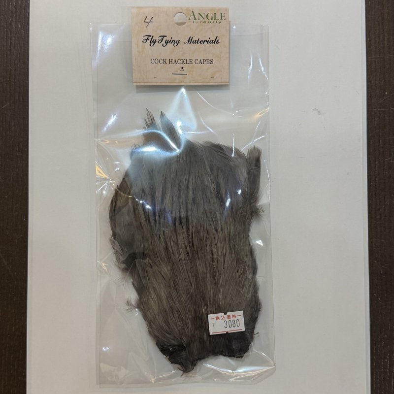 画像4: 【ANGLE】インドコックハックルケープ(ブルーダン) (4)