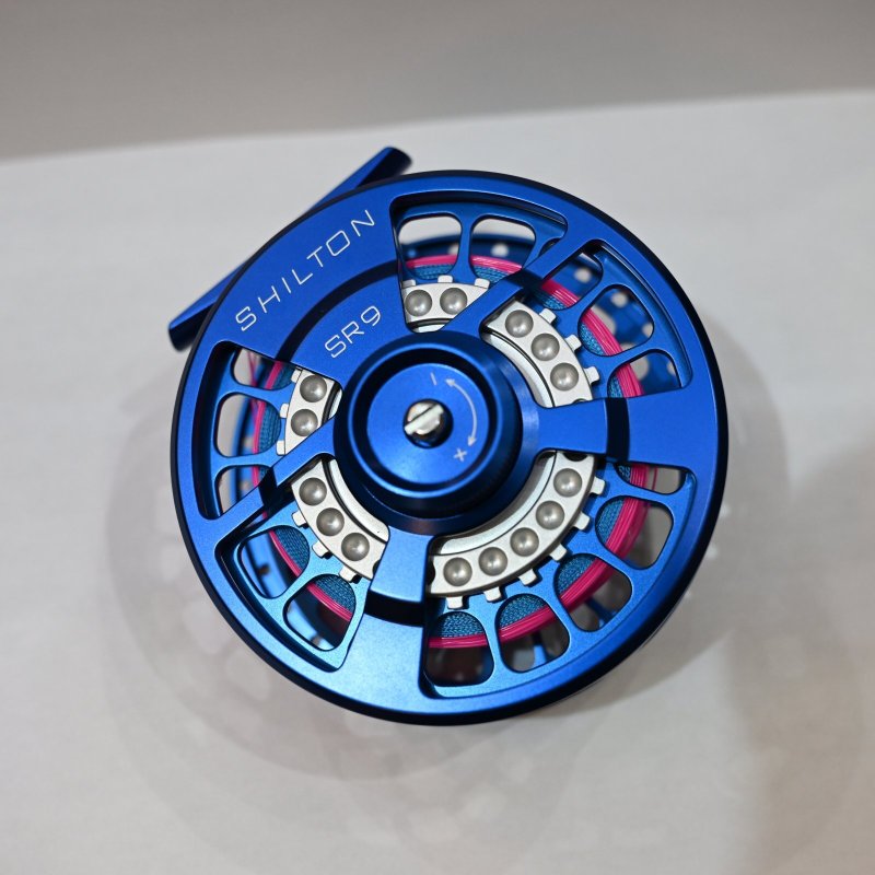 画像6: Shilton SR9 Fly Reel - Blue(フィールド未使用品) (6)