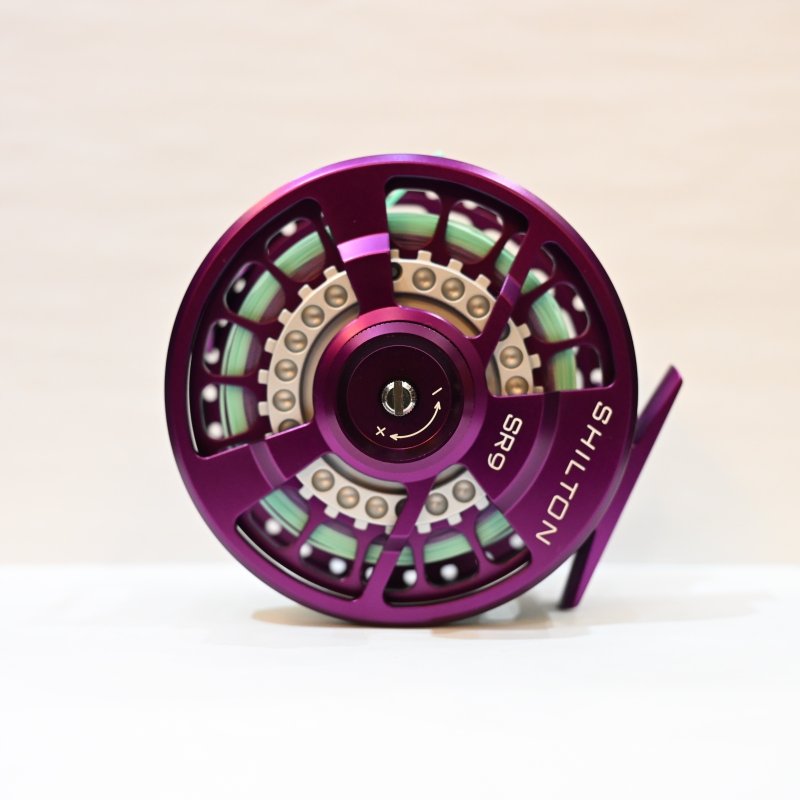 画像2: Shilton SR9 Fly Reel - Purple(フィールド未使用品) (2)