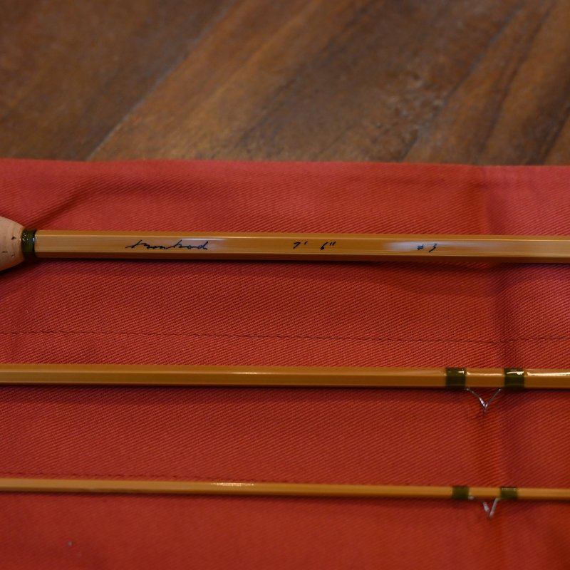 画像2: BUMROD A6L 7'6" #3 3pc 1Tip アルミケース付 (2)