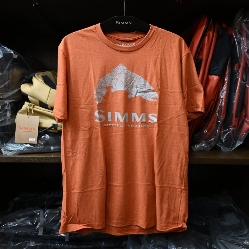 画像1: 【SIMMS】WOOD TROUT FILL T-SHIRT - ADOBE HEATHER(SALE) (1)