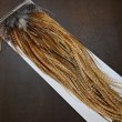 画像1: 【WHITING】Hebert Pro Grade Rooster Saddle - Barred Medium Ginger #14-16 (1)
