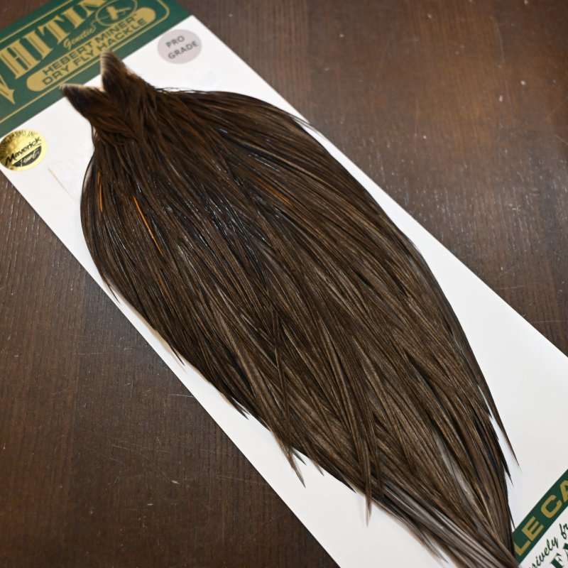 画像2: 【WHITING】Hebert ROOSTER CAPE PRO Grade - Dark Grey DUN (2)