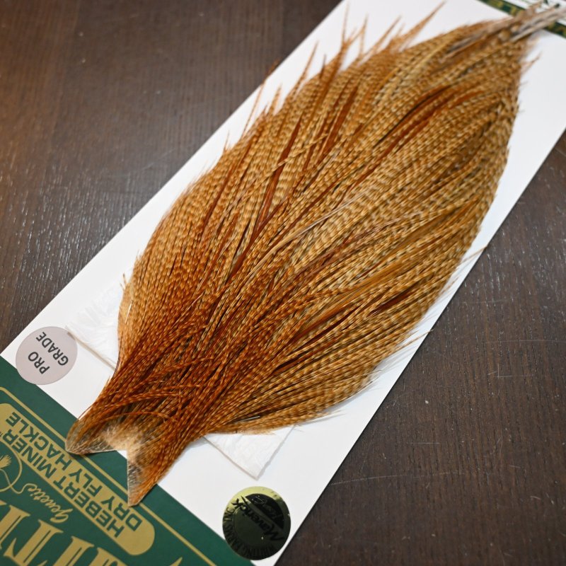 画像3: 【WHITING】Hebert ROOSTER CAPE Pro Grade - BARRED DARK Ginger No.1 (3)