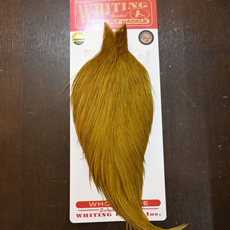 画像1: 【Whiting】ROOSTER CAPE Bronze Grade - DYED Golden Olive (1)
