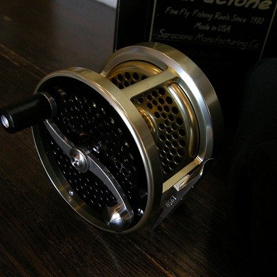 画像3: 【Saracione】MARKIV Salmon fry reel 3 1/2inch W シャンパンゴールド