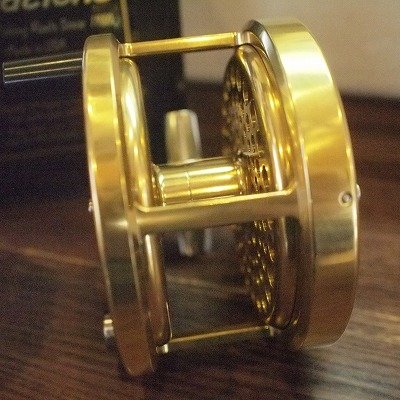 画像3: 【Saracione】ＭＡＲＫ　IV　Ｓａｌｍｏｎ fly reel 4 1/4inch　ゴールド 