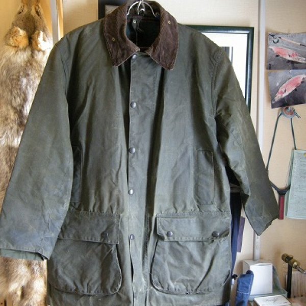 画像1: 【Barbour】Waxed Jacket (USED) (1)